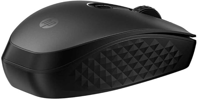 HP 690 Rechargeable Wireless Mouse-Fast Wireless Qi-Charging or USB-C Charging Multi-Devices-3 Bluetooth connectivities Microsoft Swift Pair 4K dpi 4D tilt Wheel Metallic 6 programmable Buttons