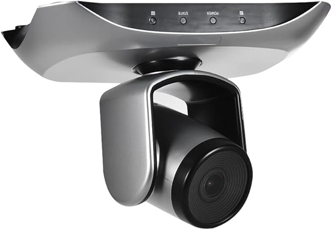 1080P HD Conference Camera USB Plug &amp Play 3X Zoom 360° Rotation with Remote Control Power Adapter for Video Meetings Training Teaching