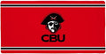 Christian Brothers University Buccaneers Primary Logo Stripes Large Gaming Mouse Pad Desk Mat with Stitched Edges Non-Slip Base for Gamer Home and Office 31.5 x 15.7