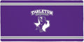Tarleton State University Texans Primary Logo Stripes Large Gaming Mouse Pad Desk Mat with Stitched Edges Non-Slip Base for Gamer Home and Office 31.5 x 15.7