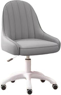 KITCISSL Desk Chair Computer Chair Video Game Chairs for Bedroom Gaming Chair Lift Makeup Chair Accent Chairs Girls Dormitory Swivel Office Chair for Living Room Home Office(Gray A)