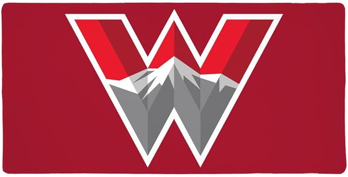 Western Colorado University Primary Logo Large Gaming Mouse Pad Desk Mat with Stitched Edges Non-Slip Base for Gamer Home and Office 31.5 x 15.7