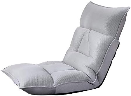 BTZHY Floor Chair Floor Chair Folding Sofa 6-Speed Adjustment Computer Chair on Single Bed Removable and Washable Lazy Leisure Sofa for Balcony Bedroom (Color : Green)