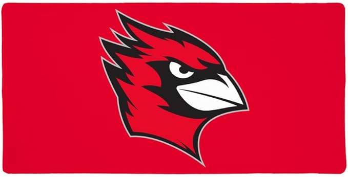 Wesleyan University Primary Logo Large Gaming Mouse Pad Desk Mat with Stitched Edges Non-Slip Base for Gamer Home and Office 31.5 x 15.7