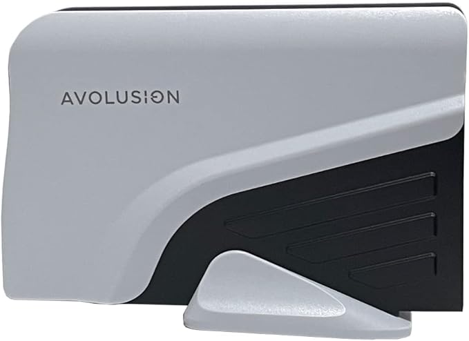 Avolusion PRO-Z 8TB USB 3.0 External Gaming Hard Drive for PS5/PS4 Game Console (White) - 2 Year Warranty