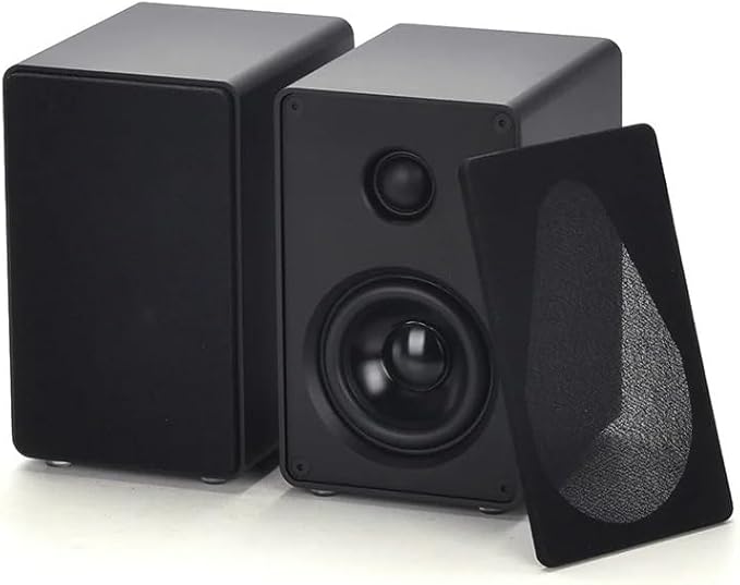 Audio Aluminum Alloy Speaker Desktop 2.0 Channel Two-Way Passive Stereo Computer Surround Wall Hanging