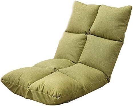 ELEFOCUS Folding Computer Chair on Bed 5 Gears Adjustable Leisure Meditation Chair with backrest Removable and Washable