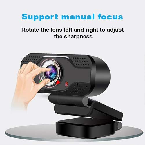 1080P Webcam with MicrophoneWeb Camera for Desktop Laptop Computer USB Plug and Playfor WindowsMac OSLinuxAndriodfor Video StreamingConferenceGamingOnline Classes
