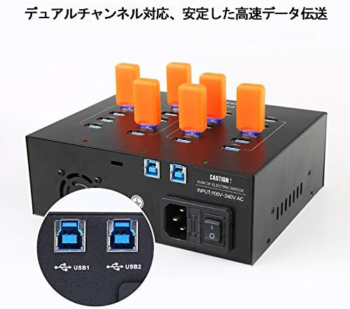 [Upgraded Version] Sipolar USB hub A-213P High Speed Multi Ports USB 3.0 Data Hub for Cell Phone/Tablets with Mounting Brackets