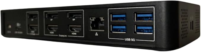 Boom ZYGO USB‑C/DisplayLink Docking Station – Triple 4K60 Display Hub BYOM/Zoom/Teams Compatible 96W Charging Ethernet 6 USB Ports HDMI &amp DP TAA Compliant
