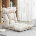 Floor Chair Floor chair with backrest foldable and headrest lazy sofa meditation chair window chair floor chair for adults comfortable armless lounge chair gaming chair ideal for reading (/Lig