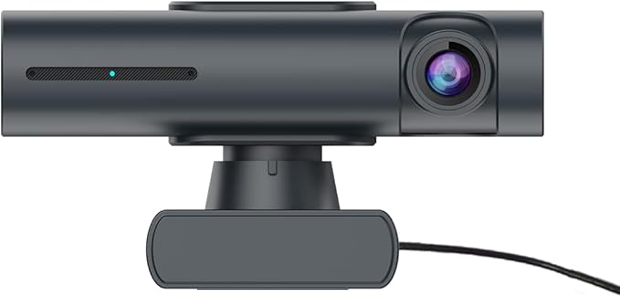 Project Telecom Hawk AI 4K Auto Tracking PTZ Webcam Gesture Control Wired USB-A &amp USB-C Black Compatible with Microsoft Teams Zoom Cisco Webex