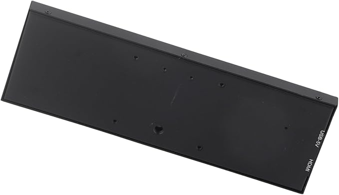 Brrnoo Bar LCD Screen Capacitive LCD Display 60Hz 16.7M Display Color 5:16 900:1 Contrast Ratio DC 5V Stretched Bar LCD Screen (Capacitive Touchscreen)
