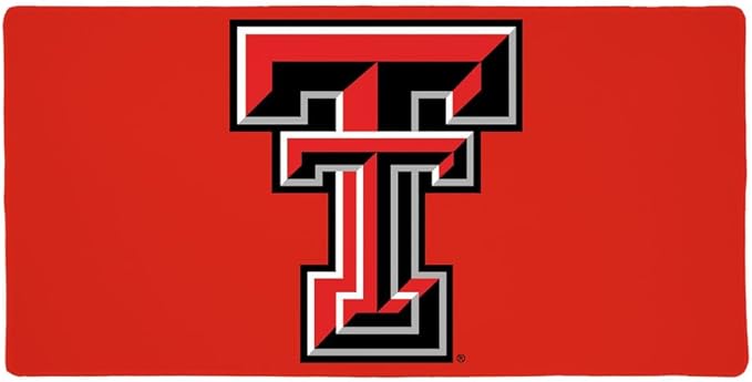 Texas Tech University Raiders Logo Large Gaming Mouse Pad Desk Mat with Stitched Edges Non-Slip Base for Gamer Home and Office 31.5 x 15.7