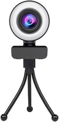 Multifunctional 1080p Mini Ringlight for Makeup Live Fill Light LED Dimmable Lamp Photo Video Camera