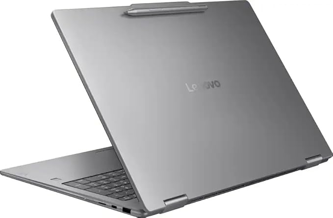 Lenovo Yoga 7i 2-in-1 Copilot+ PC 16 2K Touchscreen Laptop Intel Core Ultra 5 226V 16GB LPDDR5X RAM 512GB SSD Backlit KB Wi-Fi7 Webcam Fingerprint Windows 11 Luna Grey w/USB Hub W/GaLiMu
