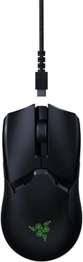 Razer Viper Ultimate with Charging Dock - Ambidextrous Esports Gaming Mouse Powered by HyperSpeed Wireless Technology (Focus+ 20K Optical Sensor 74g Lightweight RGB Chroma) Black