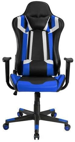 Office Chair Ergonomic Racing Style Gaming Chair(Blue Black) Desk Chair Gaming Chair