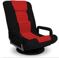 Lumbar Support Gaming Floor Chair 30'' H x 22'' W x 22.5'' D (Red/Black)