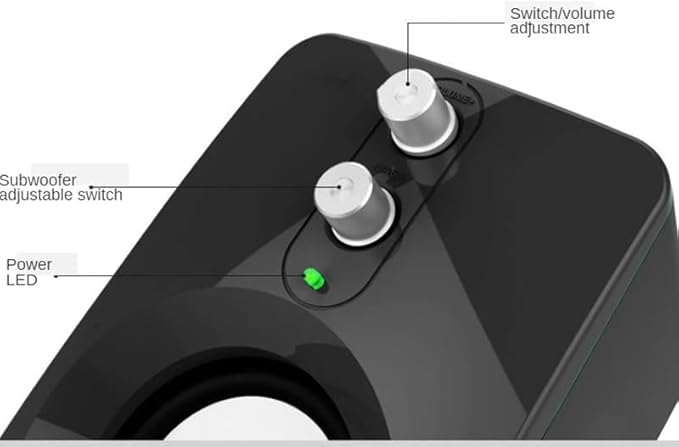 Diaphragm Speaker Computer Universal 2.1 Bass Speakers Desktop Audio