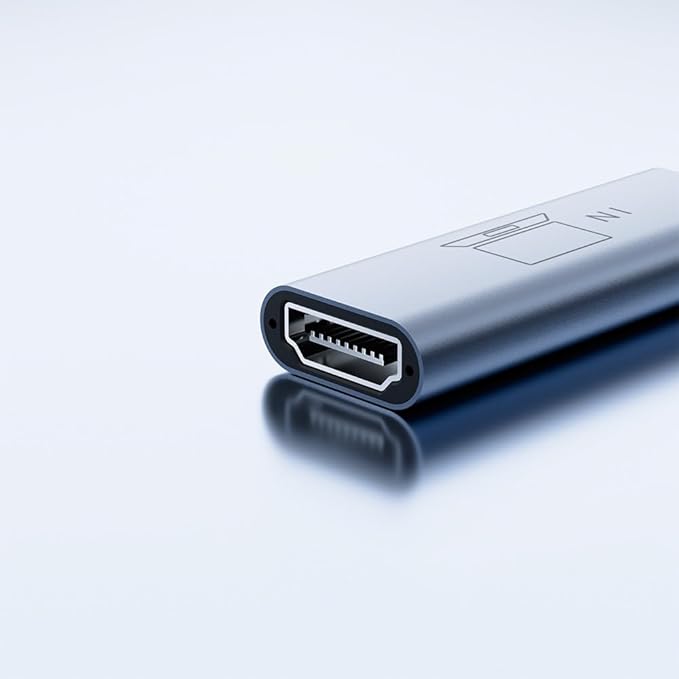 H6 Video Signal Conversion Hub for Laptop to Transmite Video Signal from USB-A/Non Full-Featured USB-C Port M1/M2/M3 chip MacBook Pro/Air to High Definition Dispaly by HDMI Port (Driver Needed)