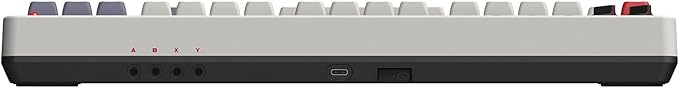 8Bitdo Retro Mechanical Keyboard Bluetooth/2.4G/USB-C Hot Swappable Gaming Keyboard with 87 Keys Dual Super Programmable Buttons for Windows and Android - N Edition