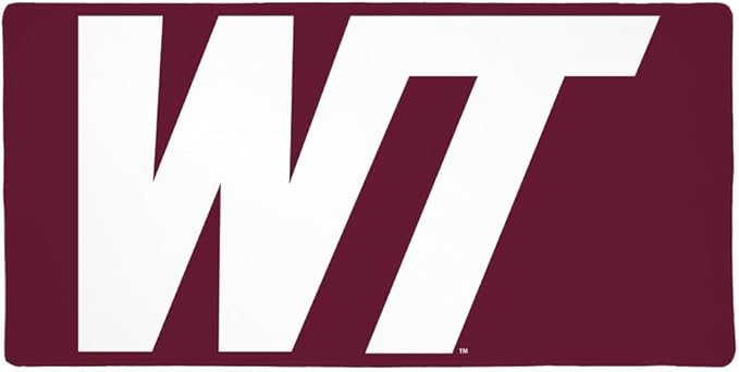 West Texas A&ampM Primary Logo Large Gaming Mouse Pad Desk Mat with Stitched Edges Non-Slip Base for Gamer Home and Office 31.5 x 15.7