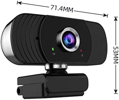 Computer Camera 1080HD Webcam Computer PC WebCamera USB Driver-Free Microphones for Live Broadcast Video Calling Conference Work Dropship (Color : B)