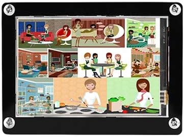 3.5 inch 1080P LCD Black Acrylic Cover Set Compatible with