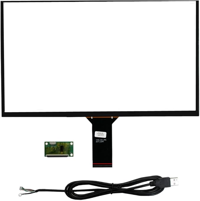 10.1/11.6/13.3/14/15.6 Inch Universal Computer Industrial Multi-touch Capacitive Digitizer Touch Screen Panel Glass With USB Driver Board Converter (16 inches)