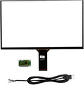 10.1/11.6/13.3/14/15.6 Inch Universal Computer Industrial Multi-touch Capacitive Digitizer Touch Screen Panel Glass With USB Driver Board Converter (16.1 inches)