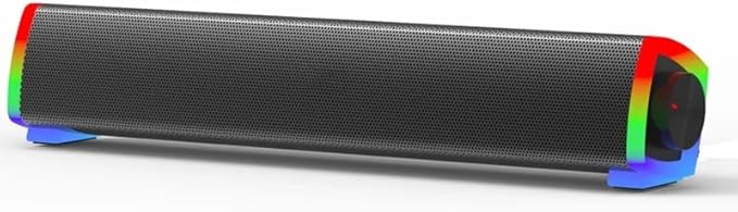RGB Computer Speaker Full-Rang Speakers TF Card AUX Input for PC Laptop Phone