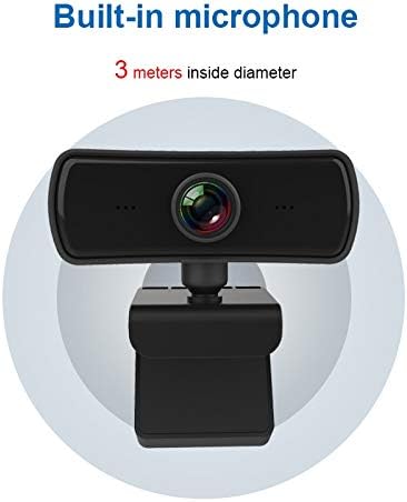 Computer Camera Full HD 1080P Webcam Video Camera with Microphone USB for PC Desktop Laptop OS for Live Broadcast Video Calling Conference Work