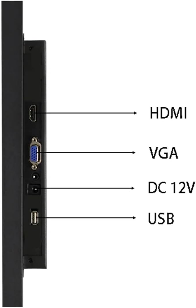 1pc Open Frame 15.6 Inch 1920x1080 Resistive/Capacitive Touch Screen Computer Monitor with VGA HDMI(Capacitive Touch)