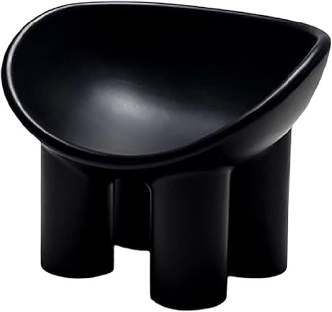 Adjustable Office Computer Chair with Armrest Elephant Leg Chair Footstool Home Stool Outdoor(Black Stool)
