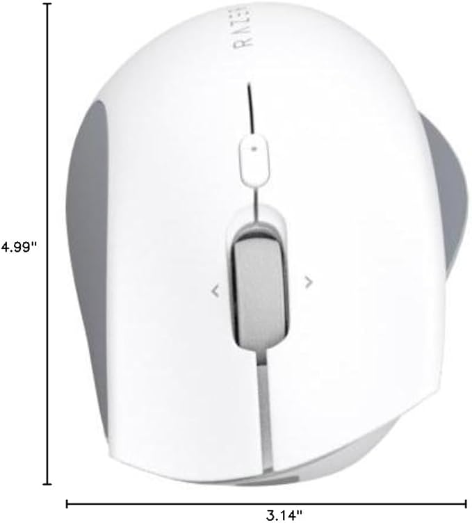Razer Pro Click Humanscale Wireless Mouse: Ergonomic Form Factor - 5G Advanced Optical Sensor - Multi-Host Connectivity - 8 Programmable Buttons - Extended Battery Life of up to 400 Hours