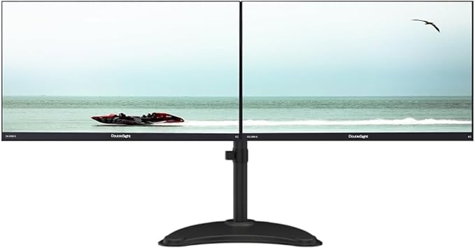 KS Doublesight Displays 2 Full HD 24” Monitors Dual Monitor Stand (1920 x 1080) 75Hz