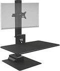 Ergotech Freedom Electric Stand Includes Full Swivel/tilt E-Stand for one Computer Monitor Screen Touch of a Button Height Adjustment 88.2lbs Weight Capacity VESA Compatible Black