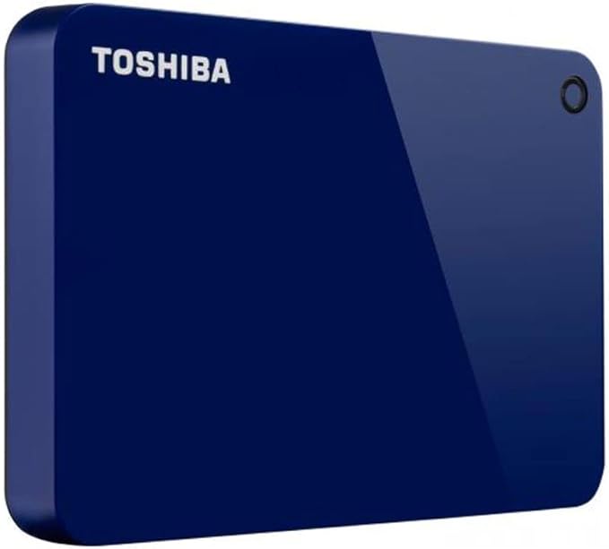 Toshiba Canvio Advance 1TB Portable External Hard Drive USB 3.0 Blue - HDTC910XL3AA