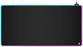 Corsair MM700 RGB Extended 3XL Cloth Gaming Mouse Pad/Desk Mat - Massive 1220mm x 610mm (48” x 24”) Cloth Surface 360° Three-Zone RGB Lighting Two USB Ports - Black