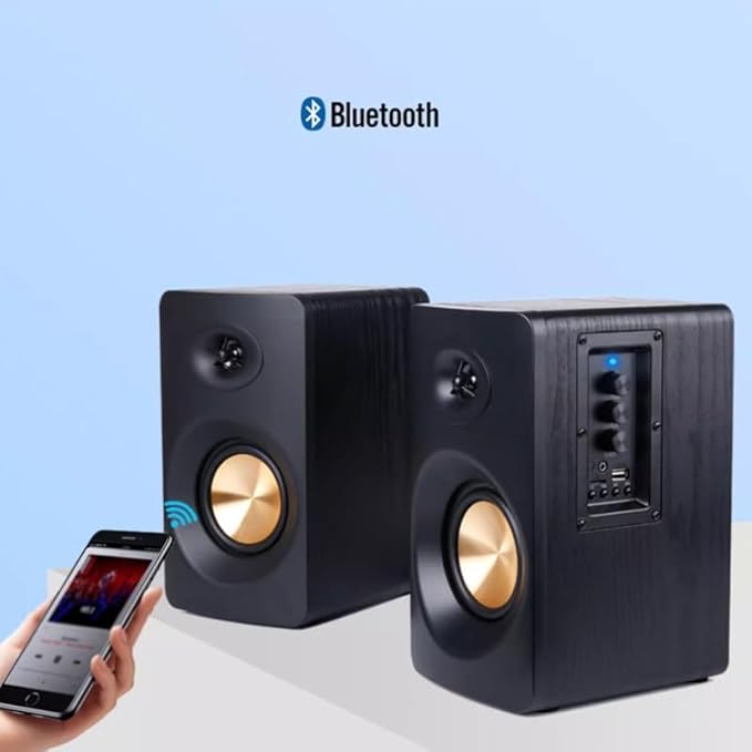 Computer Bookshelf Speaker Home Desktop 2.0 Active Projector Audio Multimedia Desktop Speaker