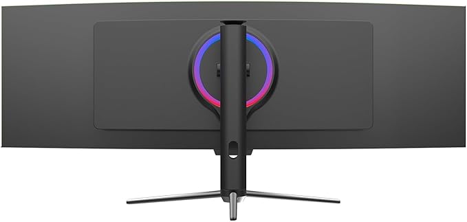 GAMEPOWER DQ49 inch Curved Ultrawide Gaming Monitor 1Ms 120Hz Refresh Rate 32:9 DQHD 5K 5120x1440p R1800 99% sRGB HDR400 DisplayPort HDMI FreeSync Gsync Height - Tilt Adjustable