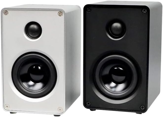 Audio Aluminum Alloy Speaker Desktop 2.0 Channel Two-Way Passive Stereo Computer Surround Wall Hanging