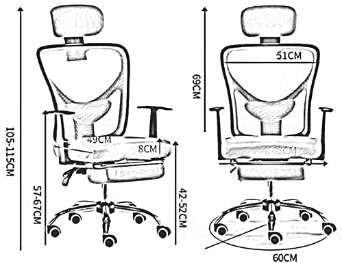 Chair Ergonomic Chair Computer Chair Home Game Reclining Swivel Chair Office Chair Backrest Boss Chair Gaming Chair