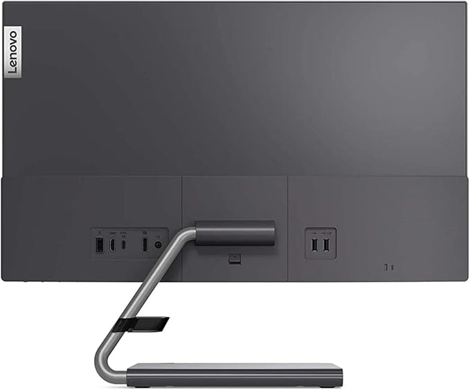 Lenovo Q24h-10 23.8-inch QHD (2560 x 1440) USB-C LCD Monitor LED Backlit AMD FreeSync 75Hz 4ms 99% sRGB Speakers Low Blue Light