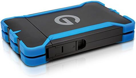 G-Technology 1TB G-DRIVE ev ATC Portable External Hard Drive with tethered USB 3.0 cable - All-Terrain Drive Solution - 0G03614-1