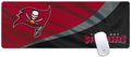 Skinit Large Gaming Mouse Pad - Officially Licensed Tampa Bay Buccaneers Design with Stitched Edges Waterproof Non-Slip Rubber Base Desk Mat for Keyboard &amp Mouse 31.5 x 11.8 inches