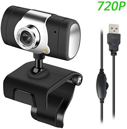 Computer Camera 1080/720/480P HD USB 2.0 HD Web Cam Camera Webcam with Microphone for Live Broadcast Video Calling Conference Work (Color : 720P)