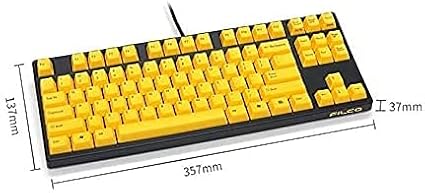 zhanghong Wired Mechanical Ergonomic Gaming Keyboard 108-Key Anti-Ghosting Full Size for Laptop Computer Game