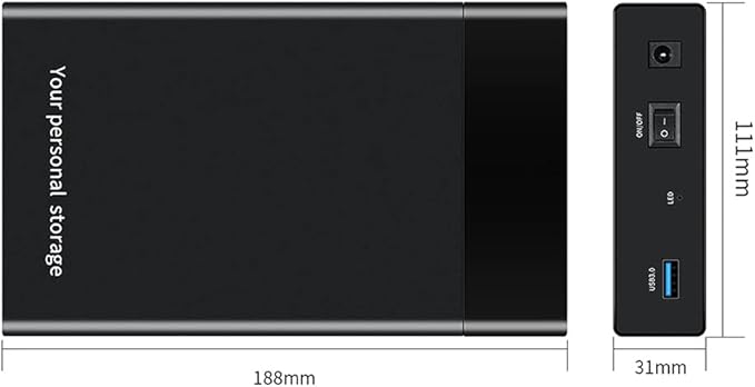 External Hard Drives Sata III to USB 3.0 HD HDD Disk Case External Hard Drive Enclosure 2.5 3.5 HDD Docking Station Box for Laptop